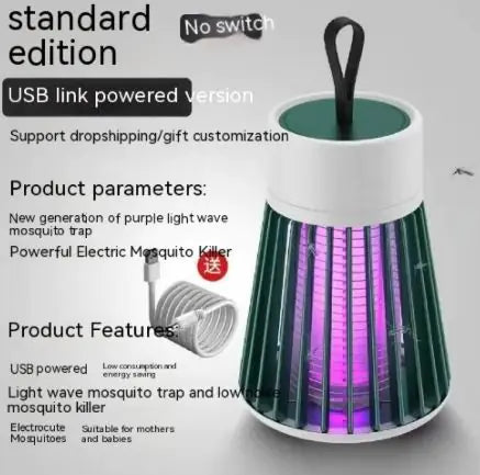 Lámpara Mata Mosquitos Eléctrica USB