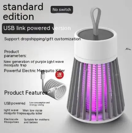 Lámpara Mata Mosquitos Eléctrica USB